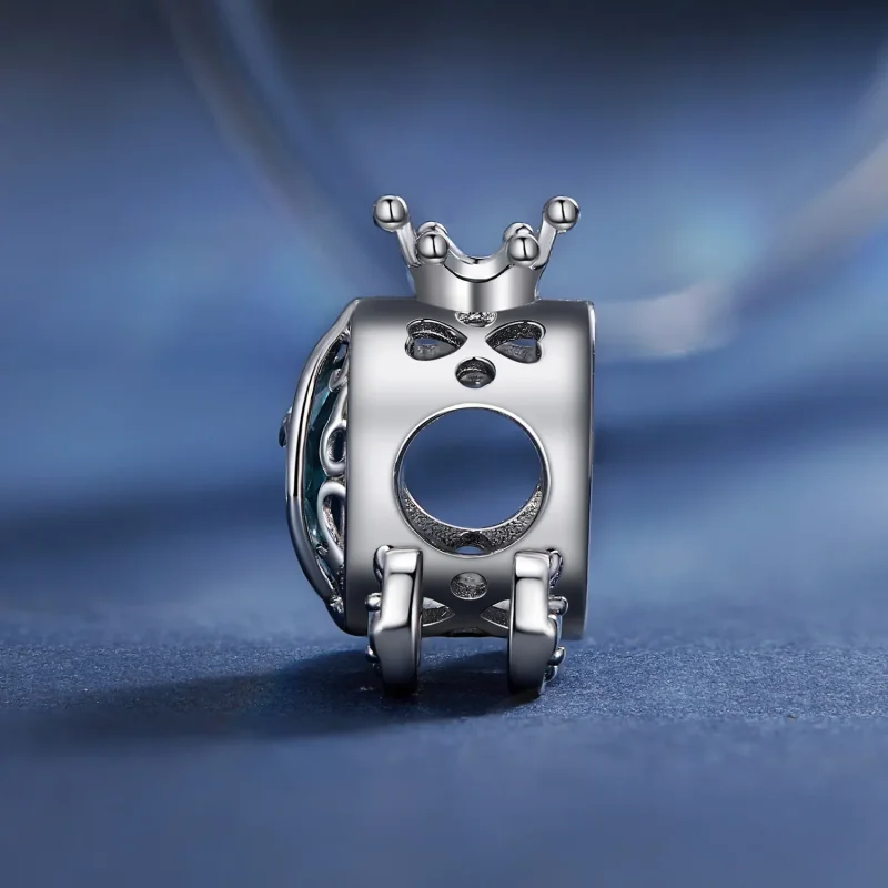 (image for) Pandora Style Pumpkin Car Charm - SCC2534 - View 3
