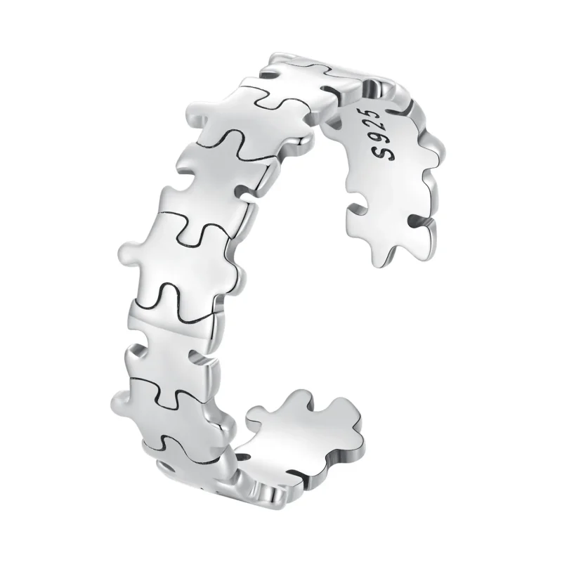 (image for) Pandora Style Puzzle Ring - SCR925 - Product Image