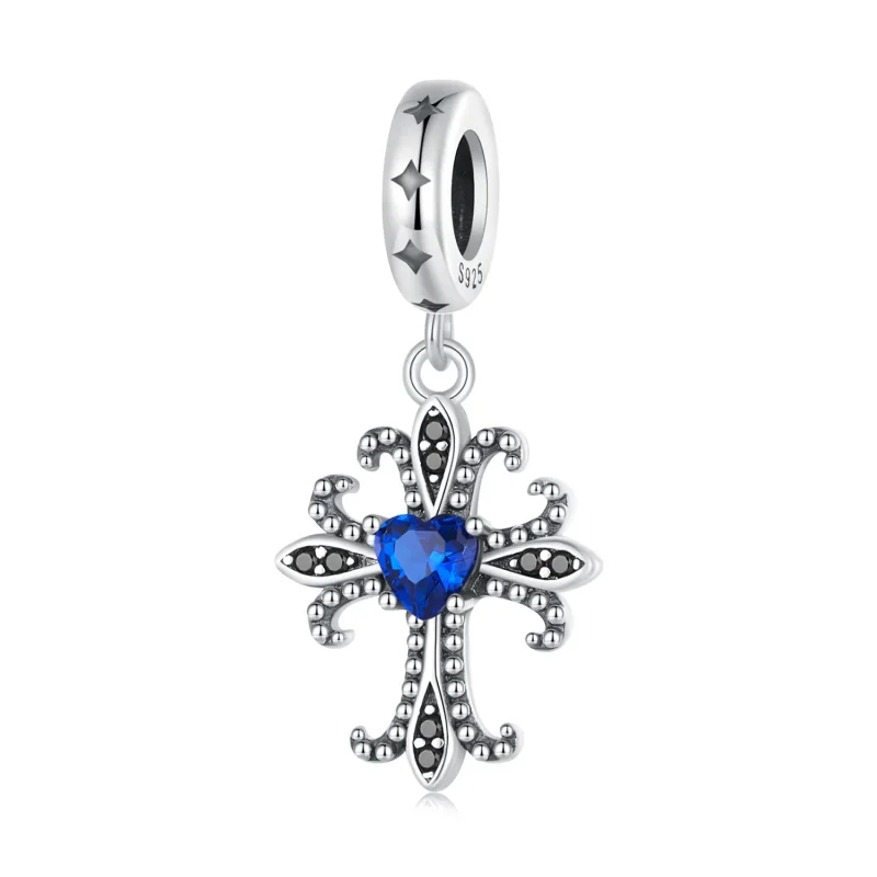 (image for) Pandora Style Retro Cross Dangle - SCC2643 - Product Image