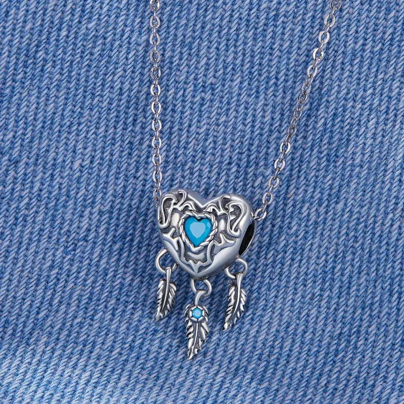 (image for) Pandora Style Retro Dream Catcher Charm - SCC2567 - View 2