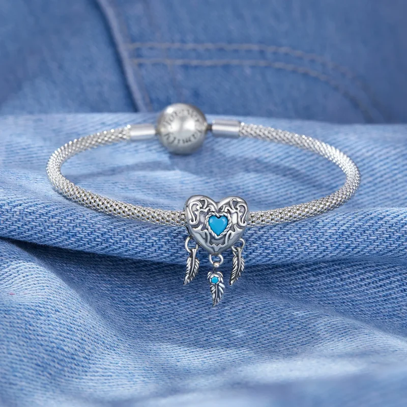 (image for) Pandora Style Retro Dream Catcher Charm - SCC2567 - View 3