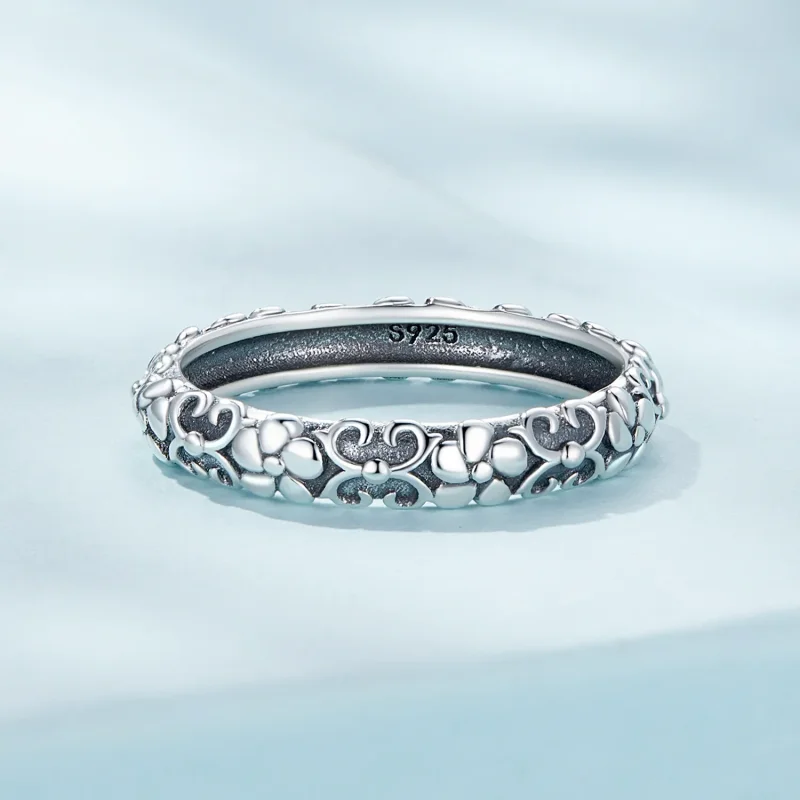 (image for) Pandora Style Retro Pattern Ring - SCR958 - View 3