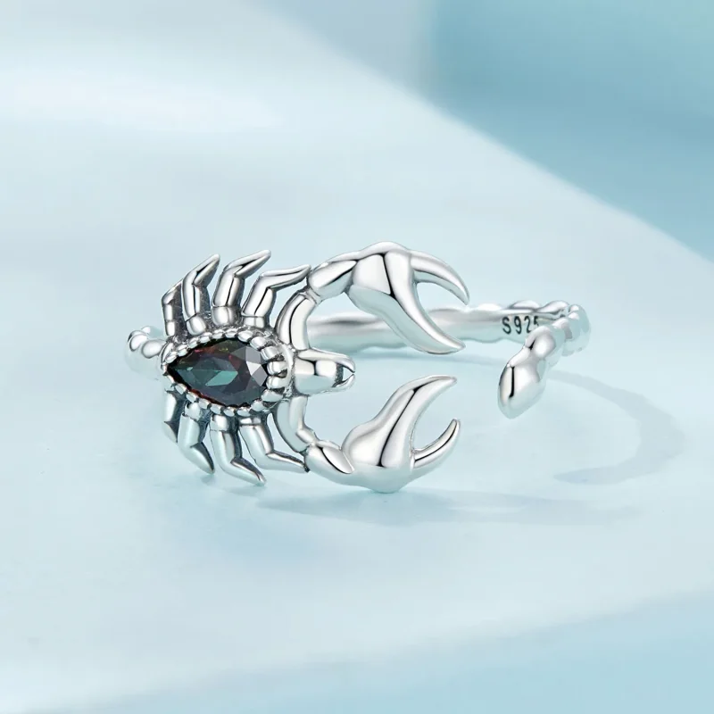 (image for) Pandora Style Retro Scorpion Open Ring - SCR974-E - View 3