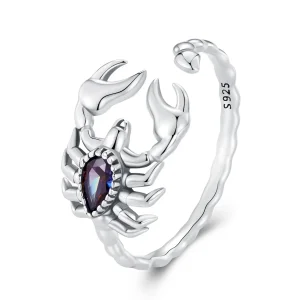 (image for) Pandora Style Retro Scorpion Open Ring - SCR974-E