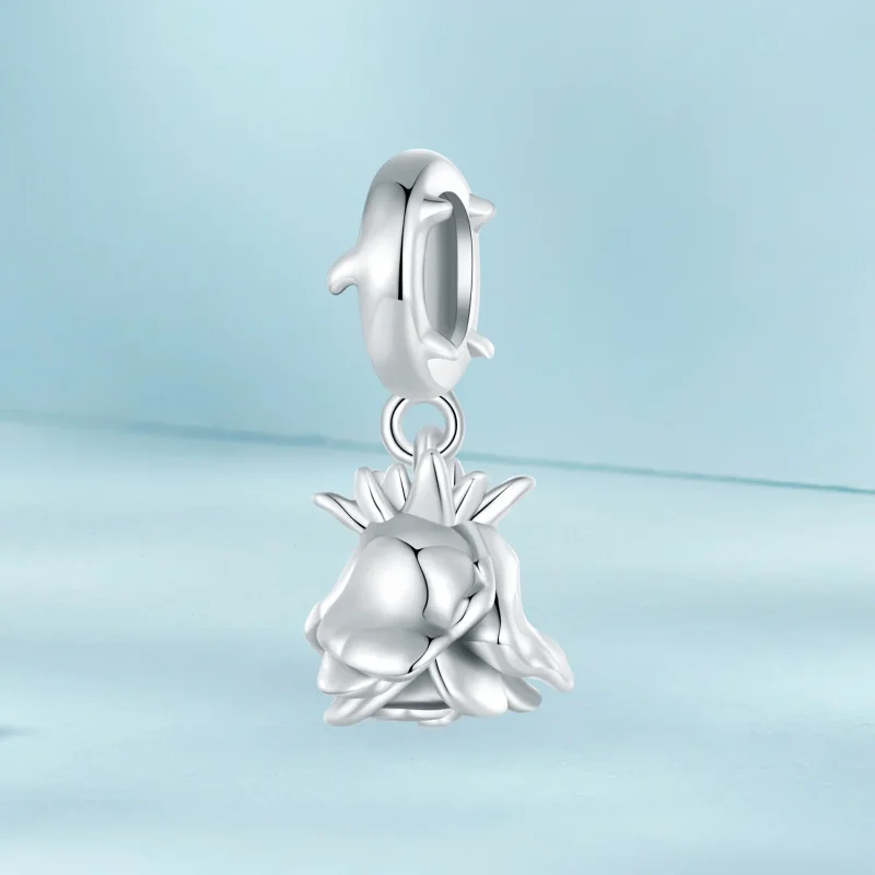 (image for) Pandora Style Rose Dangle - SCX142 - View 2