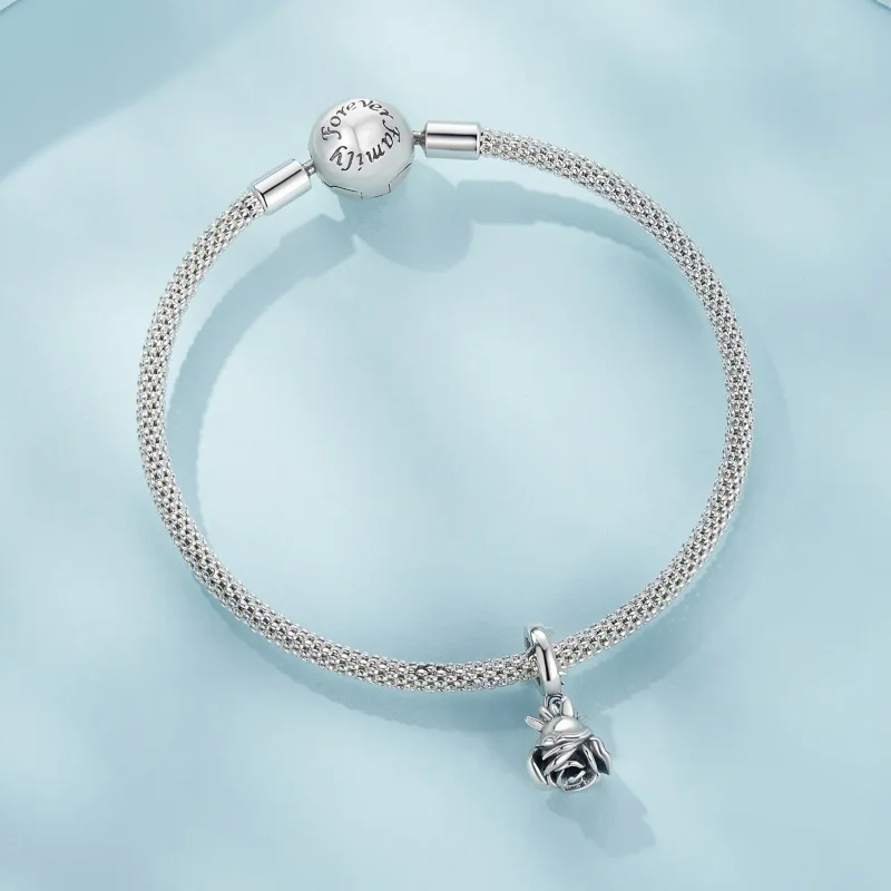 (image for) Pandora Style Rose Dangle - SCX142 - View 6