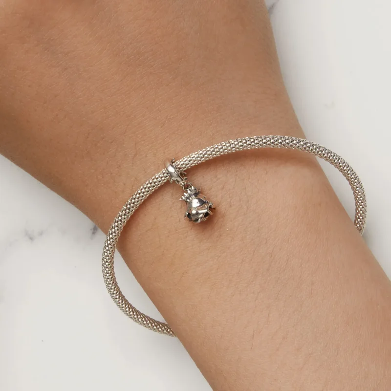 (image for) Pandora Style Rose Dangle - SCX142 - View 8