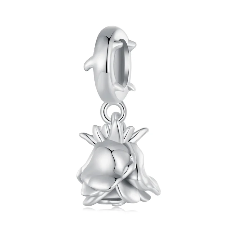 (image for) Pandora Style Rose Dangle - SCX142 - Product Image