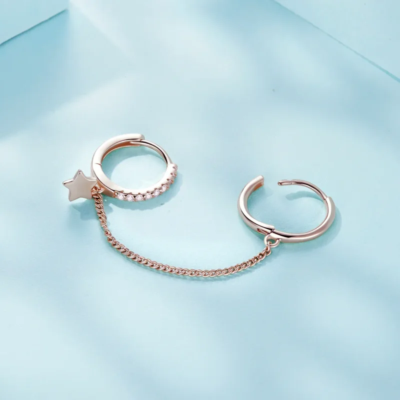 (image for) Pandora Style Rose Gold Astropath Safe Chain - SCE914-C - View 4