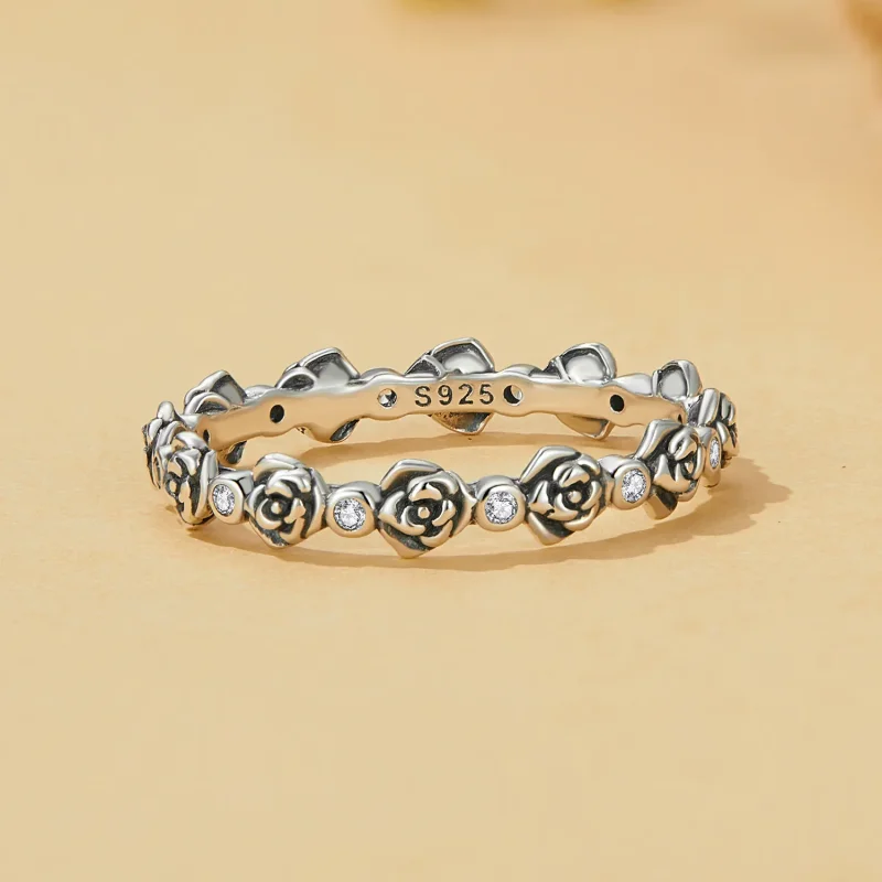 (image for) Pandora Style Rose Ring - SCR960 - View 3