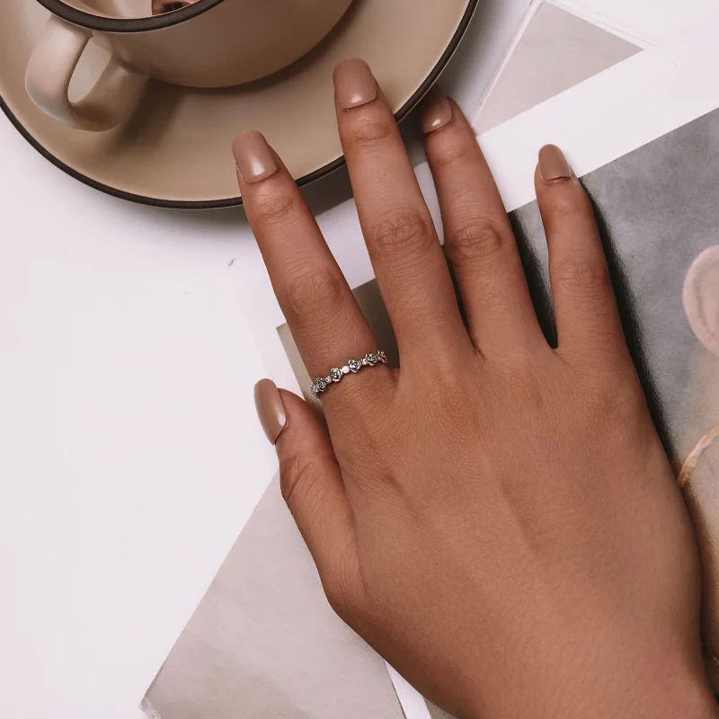 (image for) Pandora Style Rose Ring - SCR960 - View 4