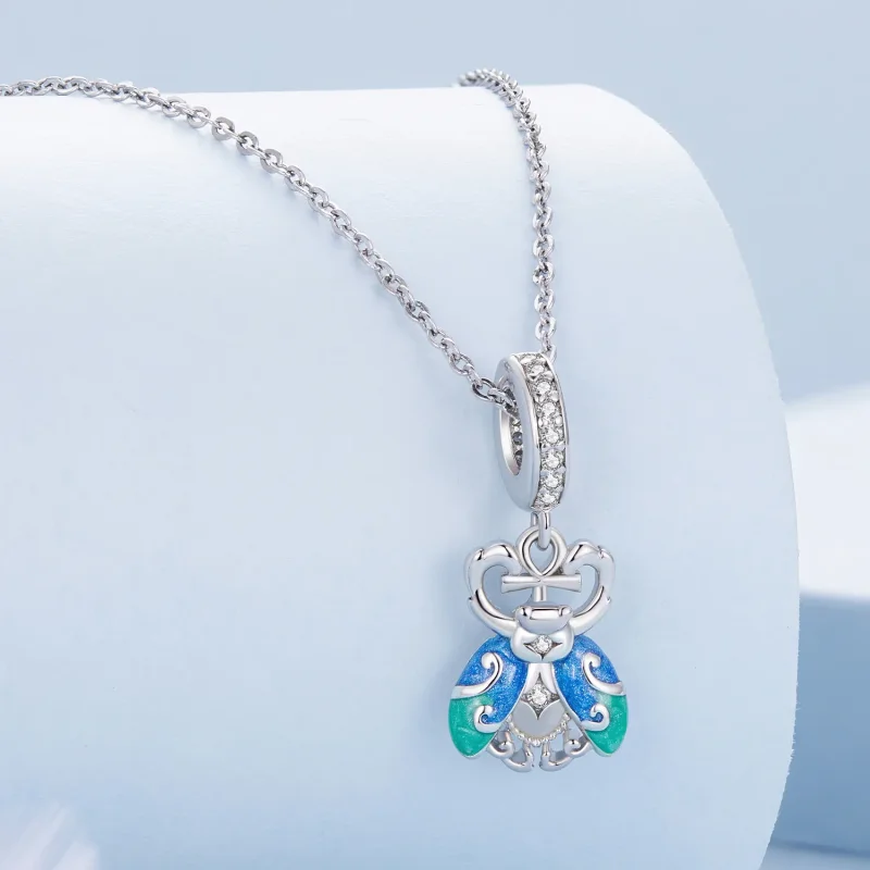 (image for) Pandora Style Scarab Dangle - BSC881 - View 2