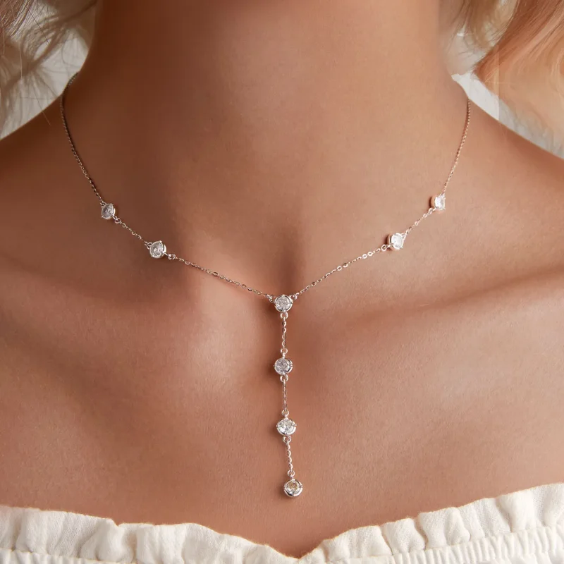 (image for) Pandora Style Shine Y Necklace - BSN361 - View 6