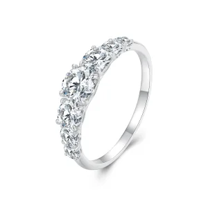 (image for) Pandora Style Shining Moissanite Ring (One Certificate) - MSR037