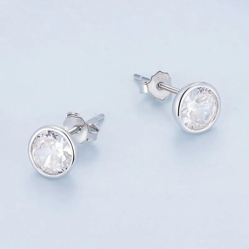 (image for) Pandora Style Shining Studs Earrings - BSE902 - View 3
