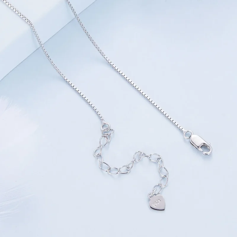 (image for) Pandora Style Shiny Double Layer Necklace - BSN358 - View 4