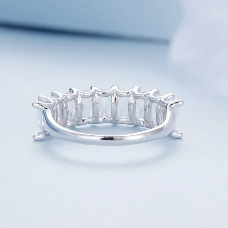 (image for) Pandora Style Shiny Zircon Ring - BSR409 - View 4