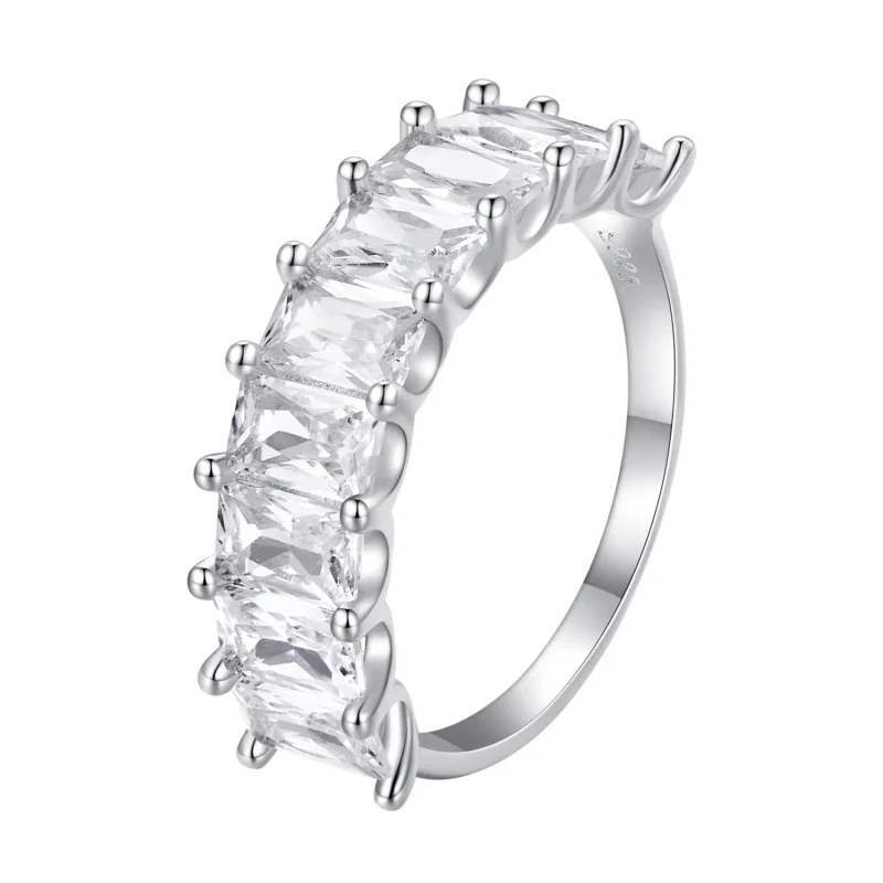 (image for) Pandora Style Shiny Zircon Ring - BSR409 - Product Image