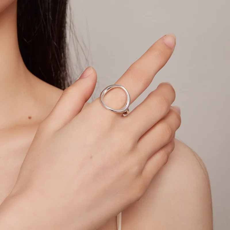 (image for) Pandora Style Simple Samsara Open Ring - SCR919 - View 5