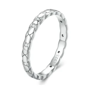 (image for) Pandora Style Simple Single Ring - BSR425