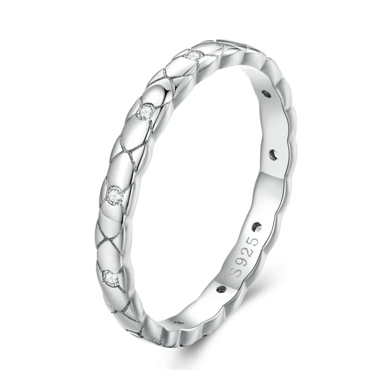 (image for) Pandora Style Simple Single Ring - BSR425 - Product Image