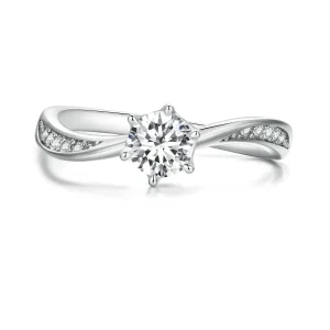 (image for) Pandora Style Simple Tie Ring - BSR420