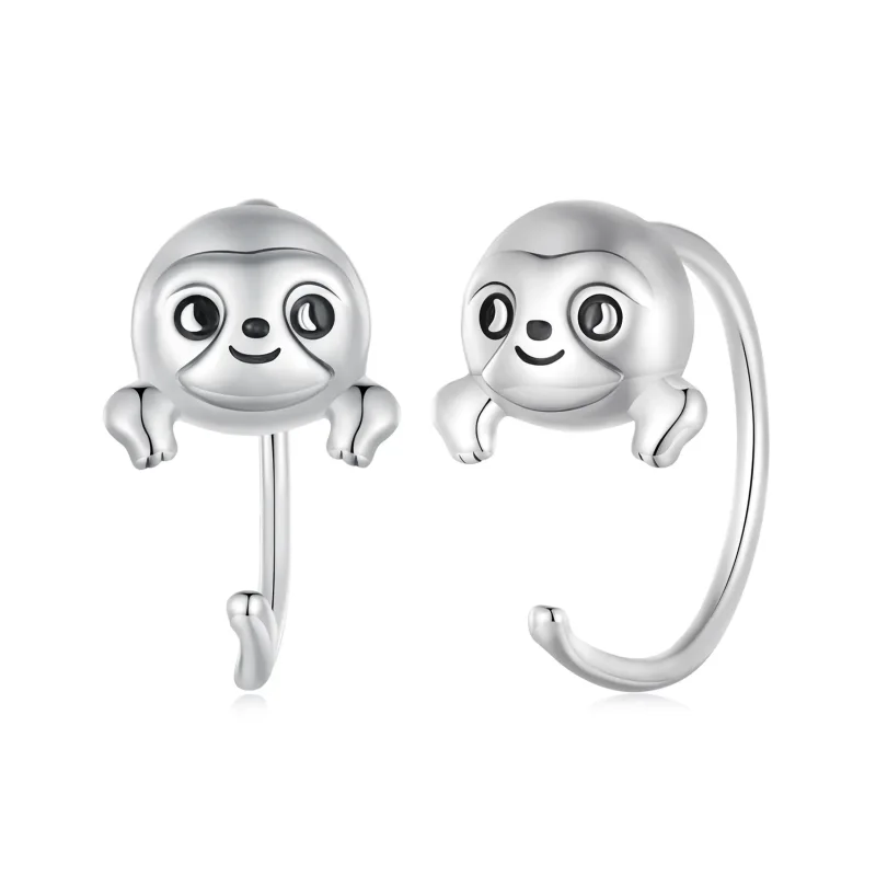 (image for) Pandora-style Sloth Stud Earrings - SCE1651 - Product Image