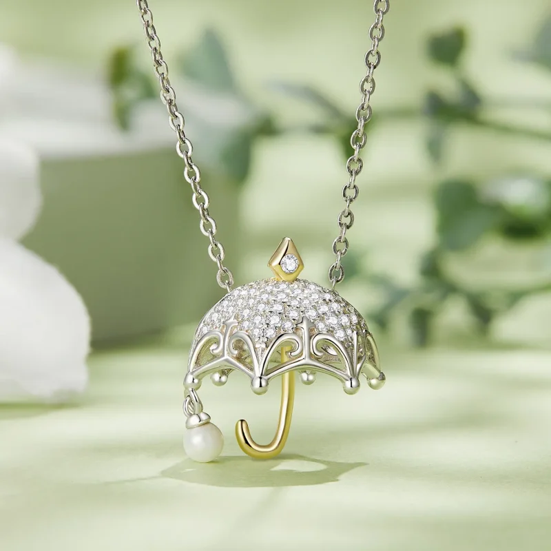 (image for) Pandora Style Small Umbrella Charm - BSC862 - View 2