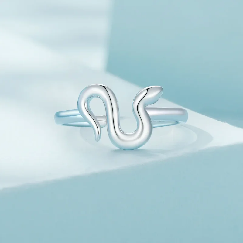 (image for) Pandora Style Snake Open Ring - SCR926 - View 3