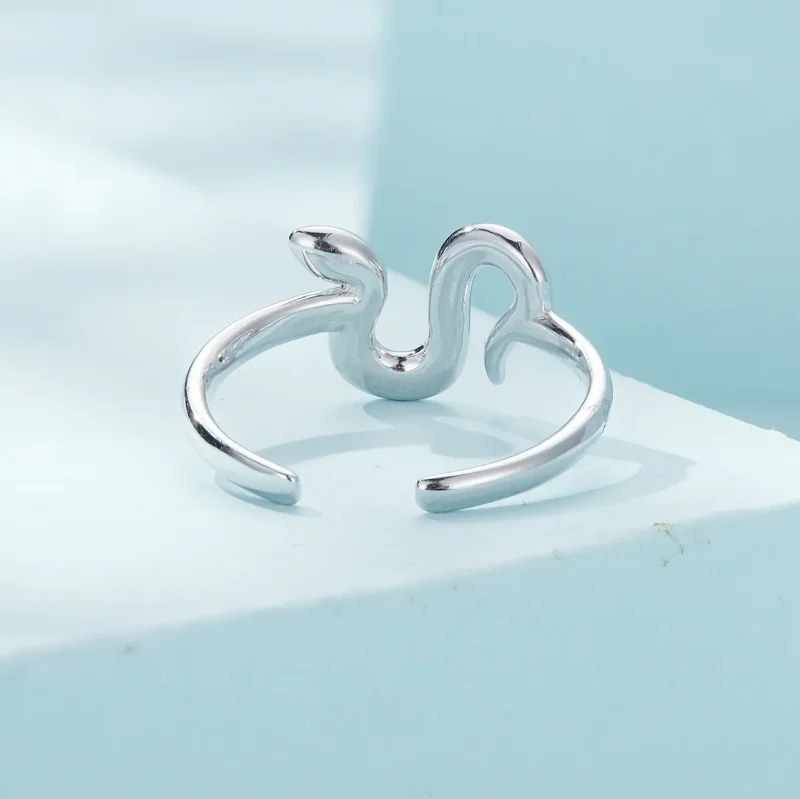 (image for) Pandora Style Snake Open Ring - SCR926 - View 4