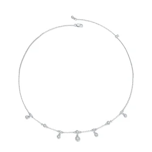 (image for) Pandora Style Sparkling Tassel Choker - BSN360