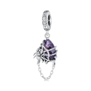 (image for) Pandora Style Spider Dangle - BSC913