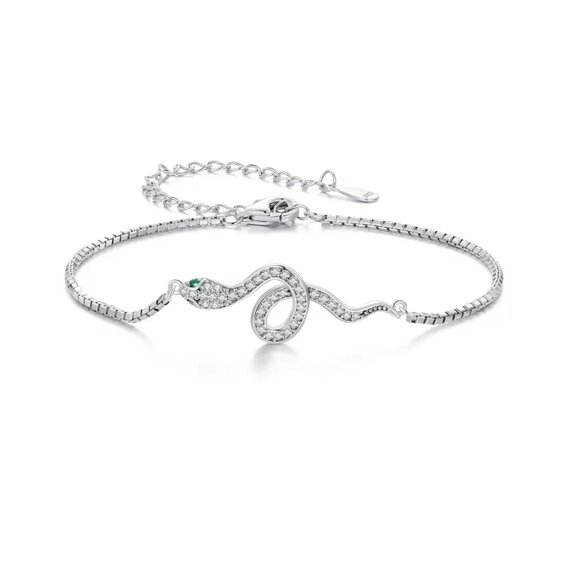 (image for) Pandora Style Spirit Snake Chain Bracelet - SCB261 - Product Image