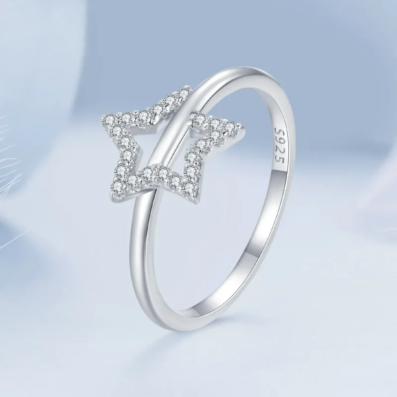 (image for) Pandora Style Star Ring - BSR450 - View 2
