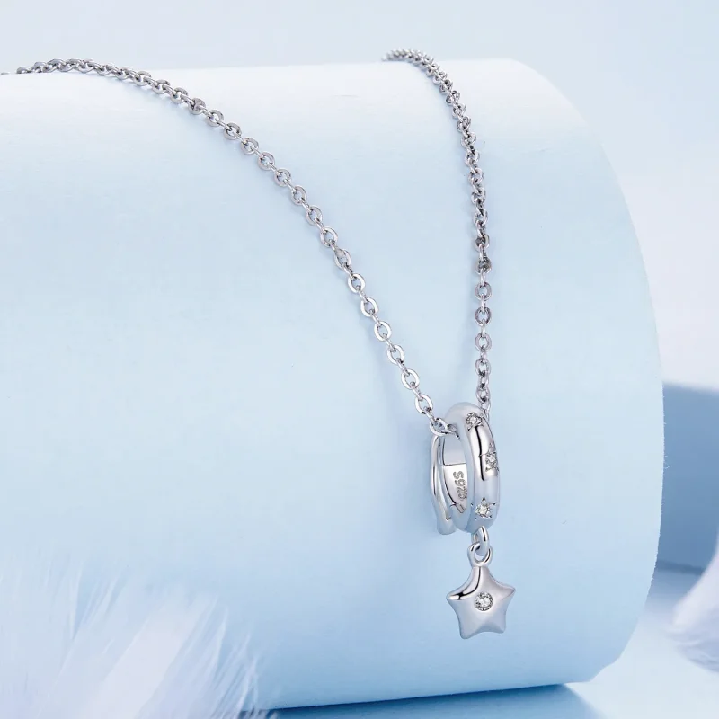 (image for) Pandora Style Star Universal Buckle Spacer - BSC889 - View 2