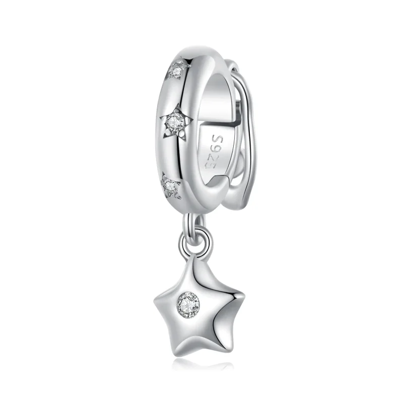 (image for) Pandora Style Star Universal Buckle Spacer - BSC889 - Product Image