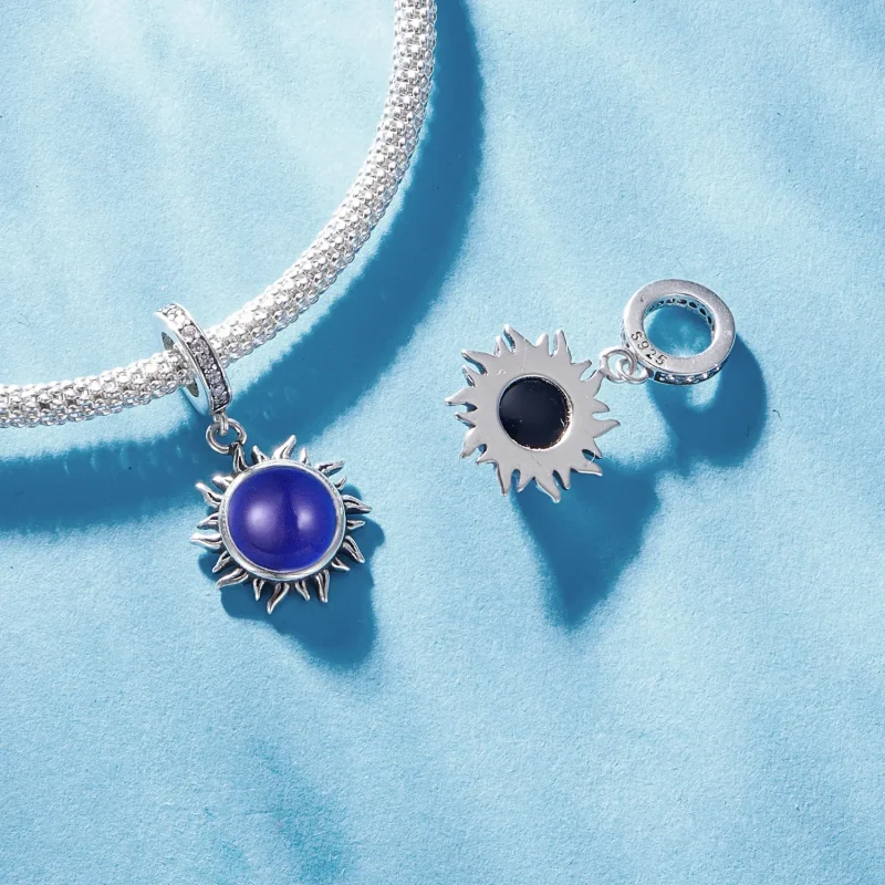 (image for) Pandora Style Sun Mood Stone Dangle - SCC2005-CF - View 4