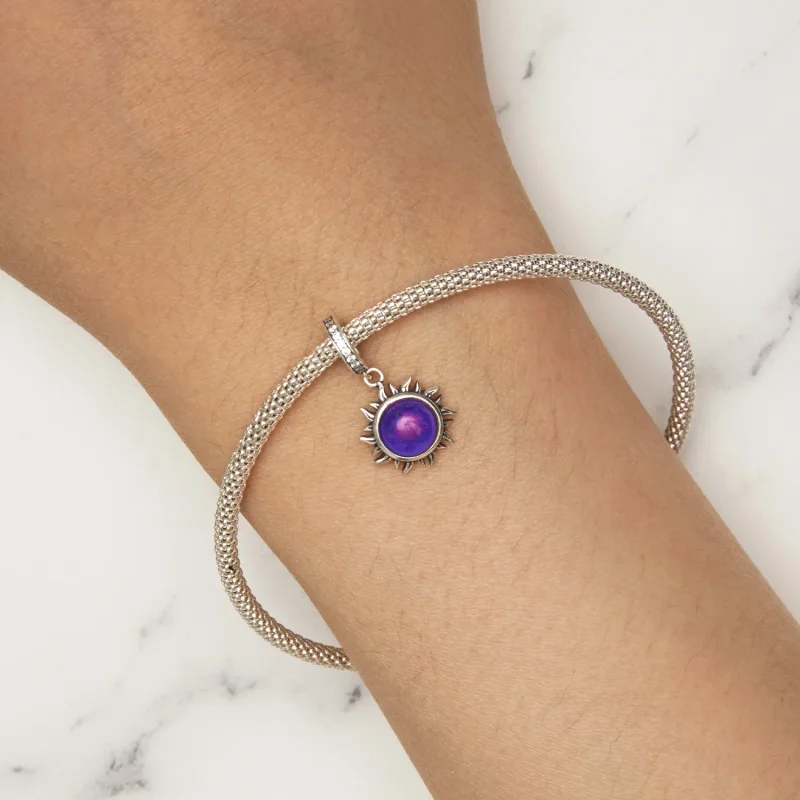 (image for) Pandora Style Sun Mood Stone Dangle - SCC2005-CF - View 8