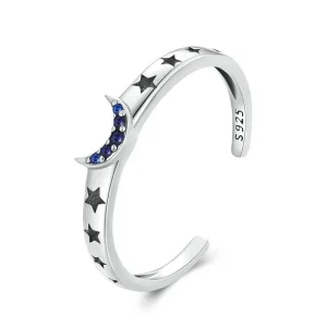 (image for) Pandora Style Sun, Moon and Stars Couple Ring - BSR490-E
