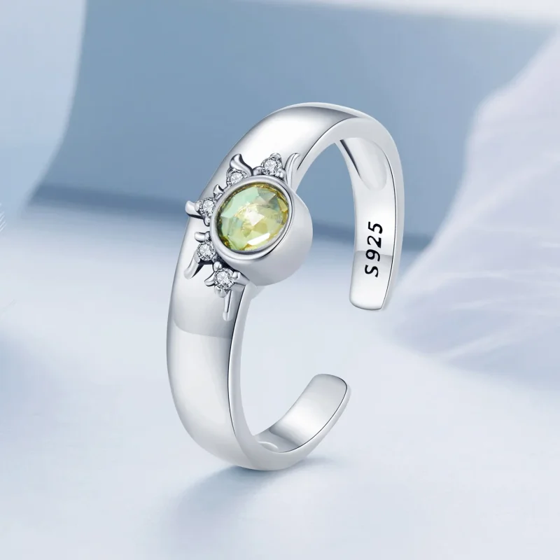 (image for) Pandora Style Sun, Moon and Stars Couple Ring - BSR491-E - View 2
