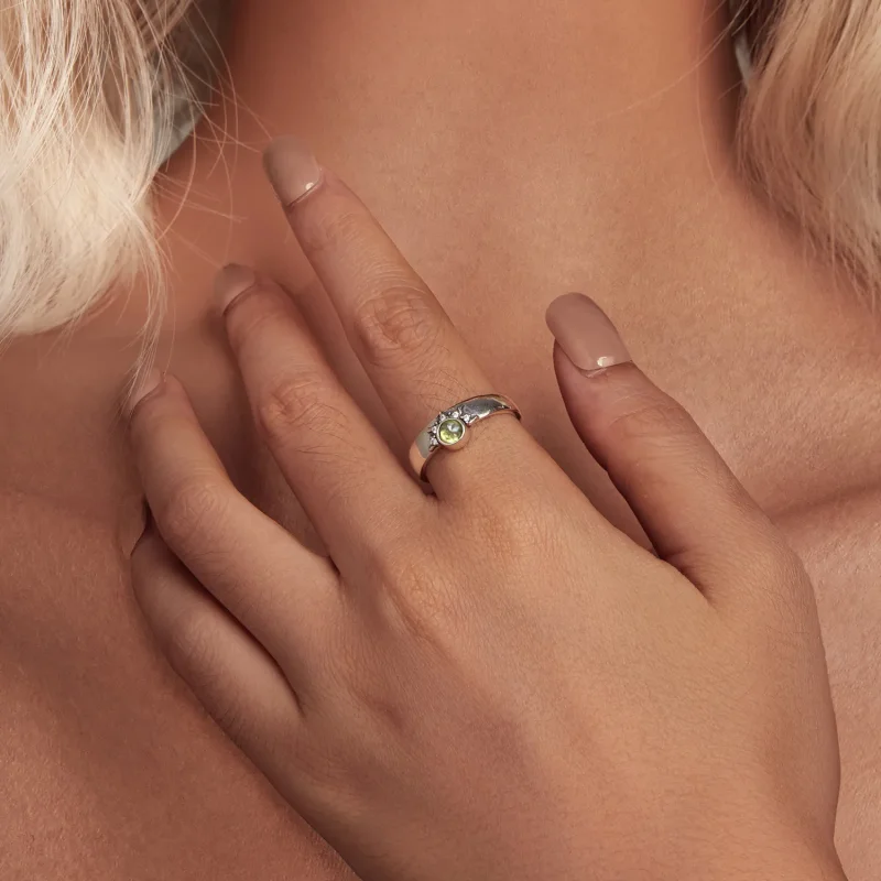 (image for) Pandora Style Sun, Moon and Stars Couple Ring - BSR491-E - View 4