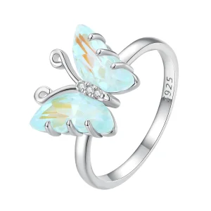 (image for) Pandora Style Symphony Butterfly Ring - SCR912