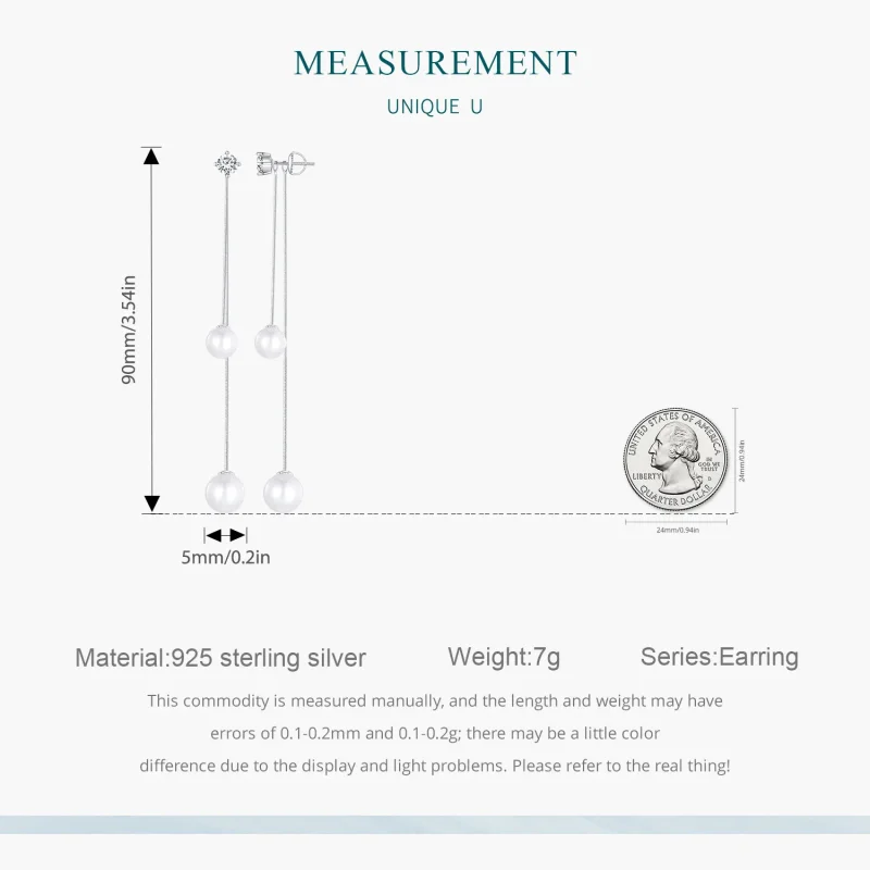 (image for) Pandora Style Tassel Beads Dangle Earrings - BSE890 - View 7