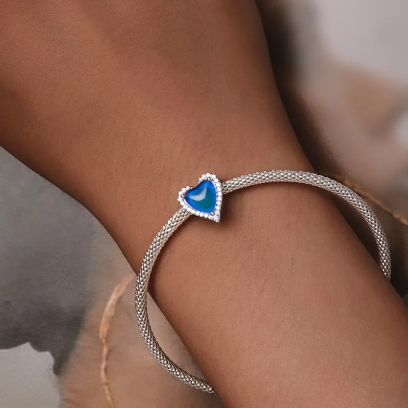 (image for) Pandora Style Thermosensory Mood Stone Charm - SCC2596 - View 3