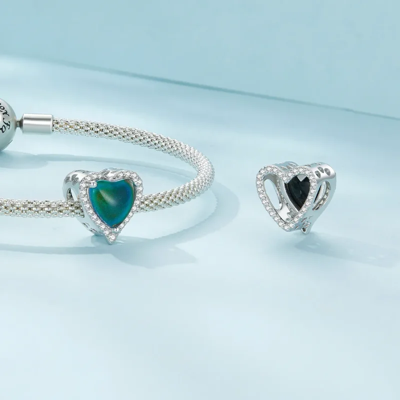 (image for) Pandora Style Thermosensory Mood Stone Charm - SCC2596 - View 6