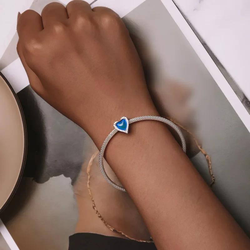 (image for) Pandora Style Thermosensory Mood Stone Charm - SCC2596 - View 8