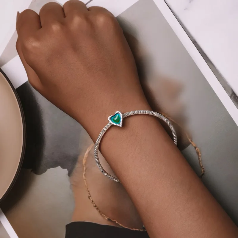 (image for) Pandora Style Thermosensory Mood Stone Charm - SCC2596 - View 9