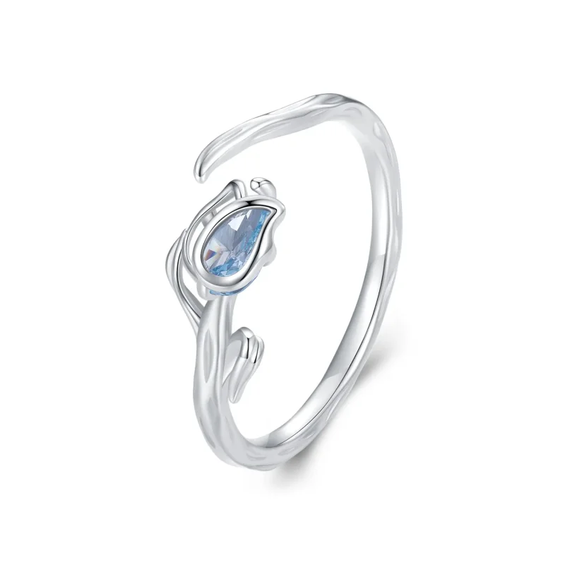 (image for) Pandora Style Tulip Open Ring - BSR465-E - Product Image