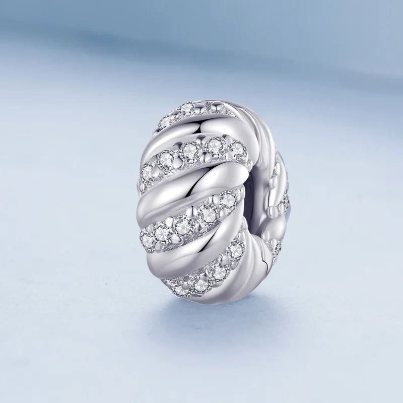 (image for) Pandora Style Twist Silicone Spacer - BSC905 - View 2