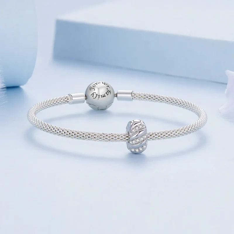 (image for) Pandora Style Twist Silicone Spacer - BSC905 - View 5